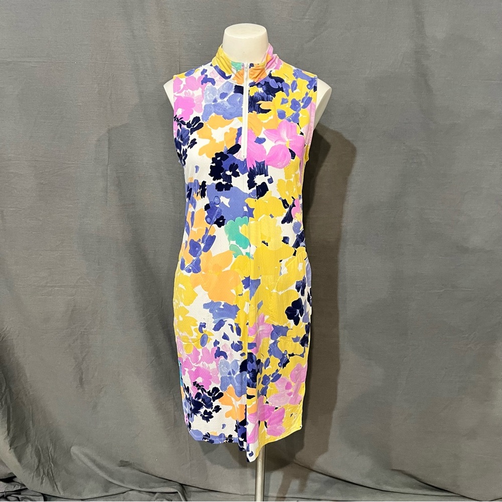 Tribal Multicolor Floral Mini Dress